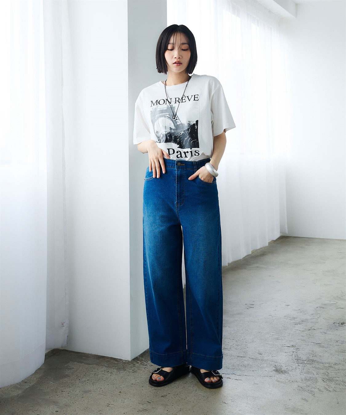 CROSS FUNCTION 《UV・接触冷感》エブ楽 ParisフォトプリントTシャツ_sub_16