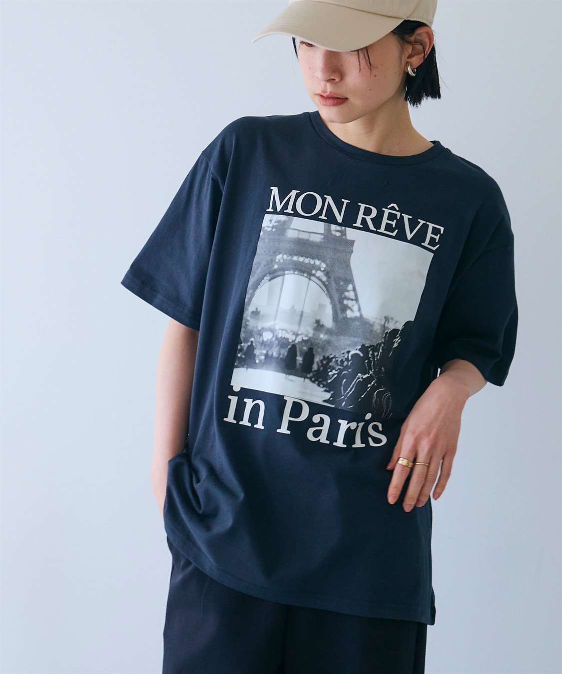 CROSS FUNCTION 《UV・接触冷感》エブ楽 ParisフォトプリントTシャツ_sub_18