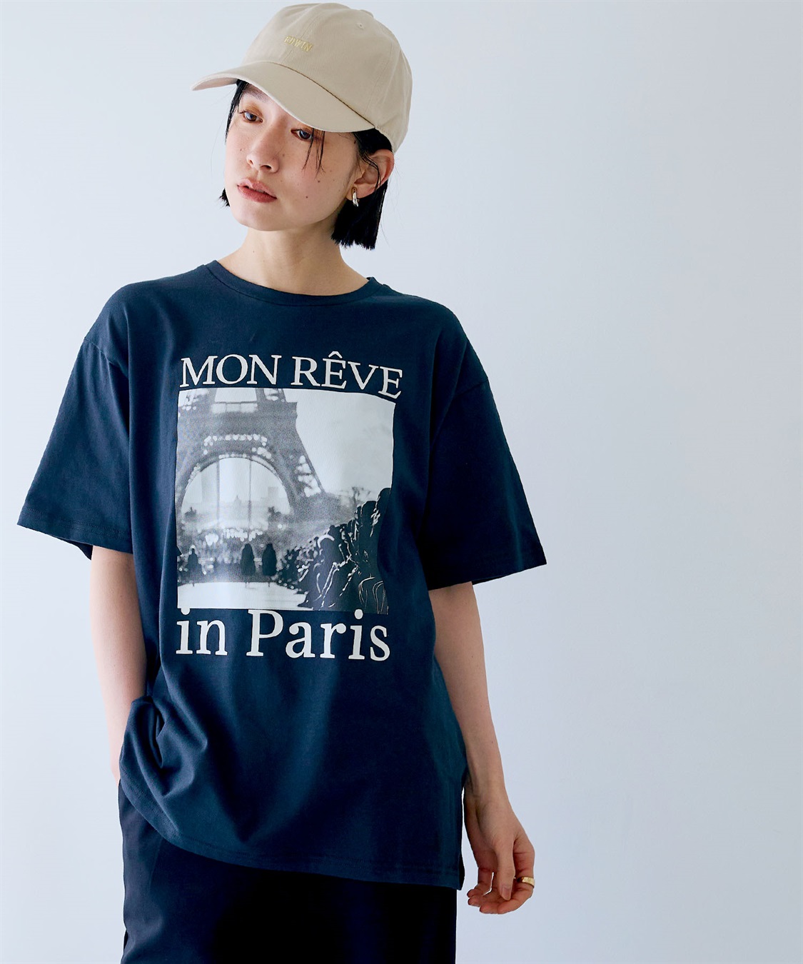 CROSS FUNCTION 《UV・接触冷感》エブ楽 ParisフォトプリントTシャツ_sub_19