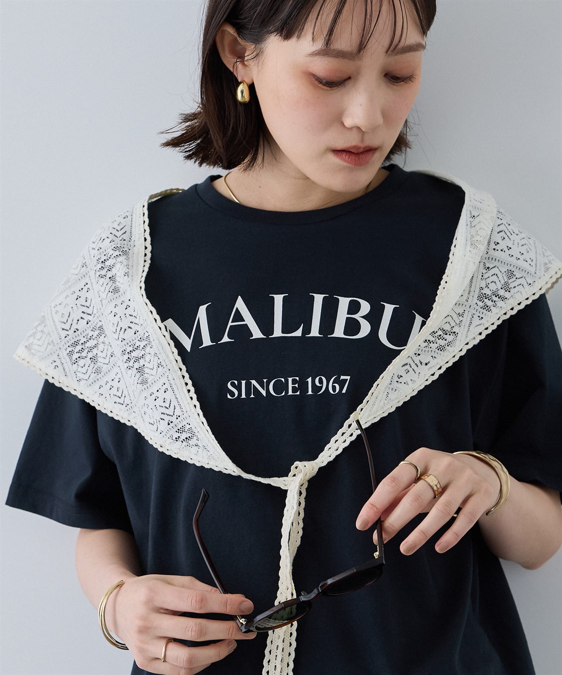 CROSS FUNCTION 《UV・接触冷感》エブ楽 MALIBUロゴデザインTシャツ_sub_15