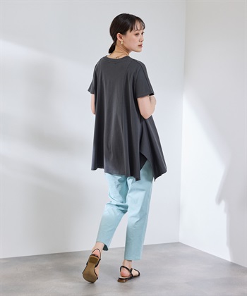CROSS FUNCTION 《汗染み防止》エブ楽 天竺アシメトリーデザインTシャツ_subthumb_22