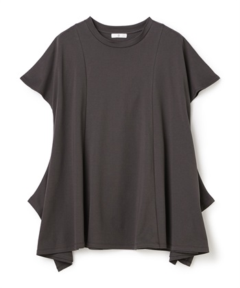 CROSS FUNCTION 《汗染み防止》エブ楽 天竺アシメトリーデザインTシャツ_subthumb_27
