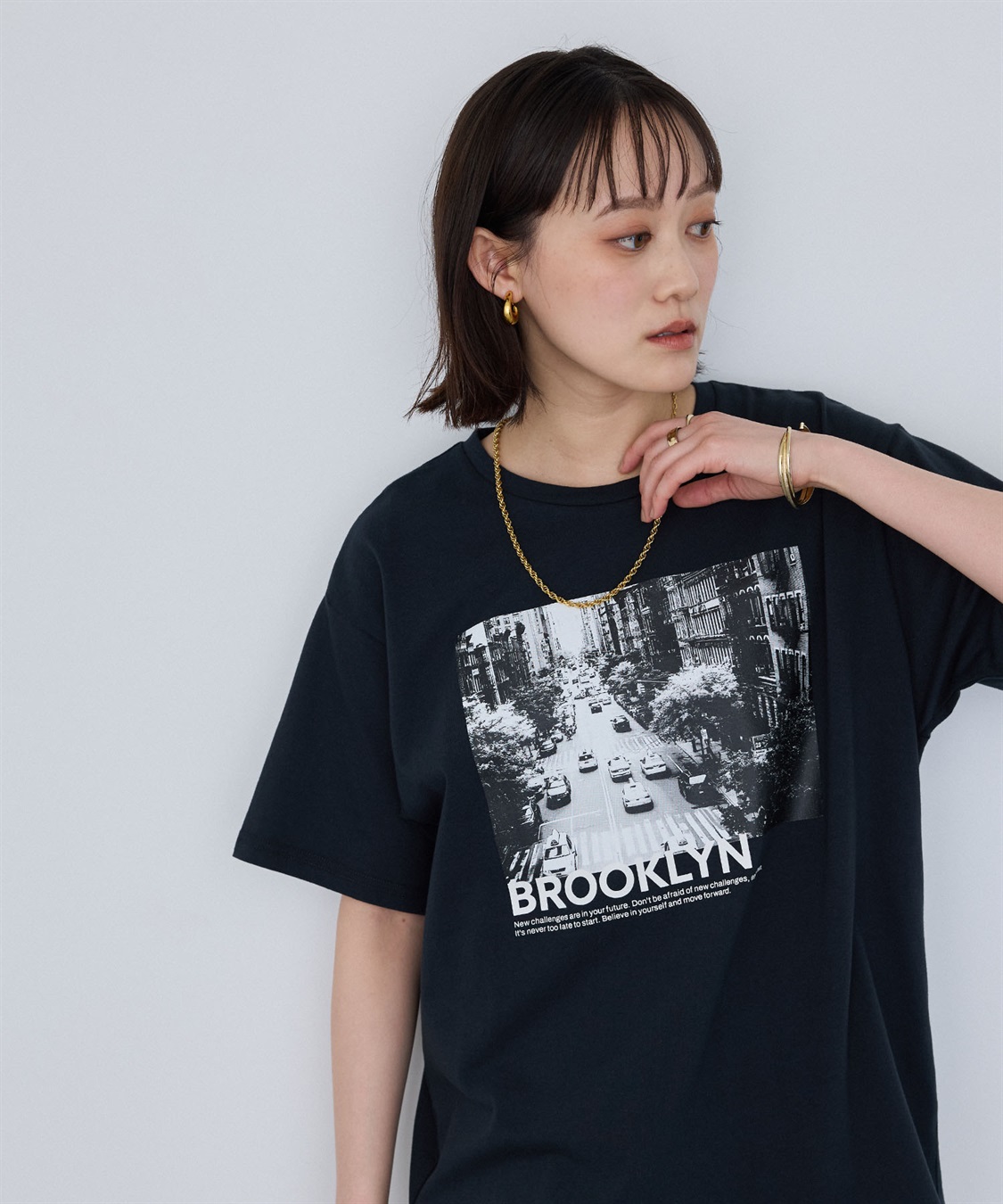 CROSS FUNCTION 《UV・接触冷感》エブ楽 BrooklynフォトプリントTシャツ_sub_4