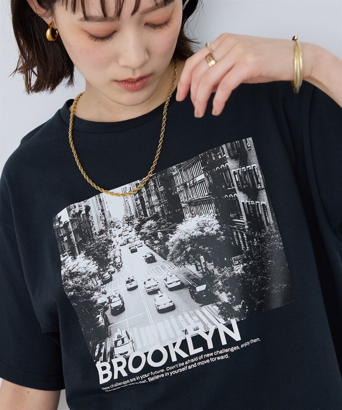 CROSS FUNCTION 《UV・接触冷感》エブ楽 BrooklynフォトプリントTシャツ_sub_5