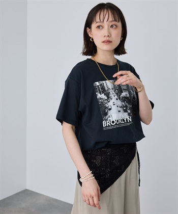 CROSS FUNCTION 《UV・接触冷感》エブ楽 BrooklynフォトプリントTシャツ_subthumb_7