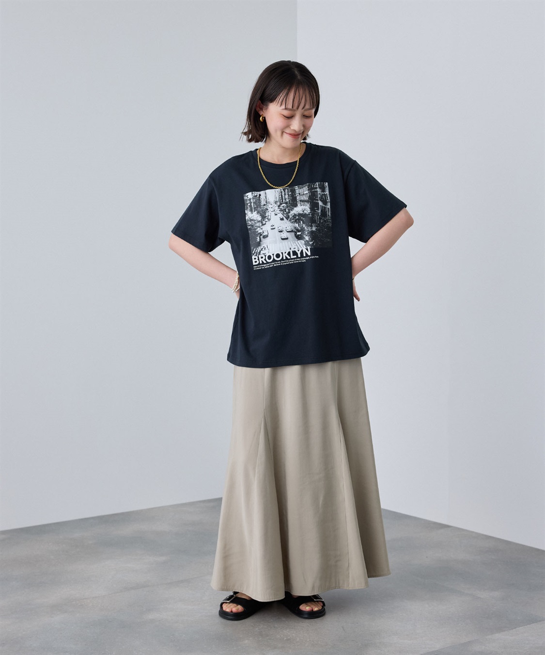 CROSS FUNCTION 《UV・接触冷感》エブ楽 BrooklynフォトプリントTシャツ_sub_9