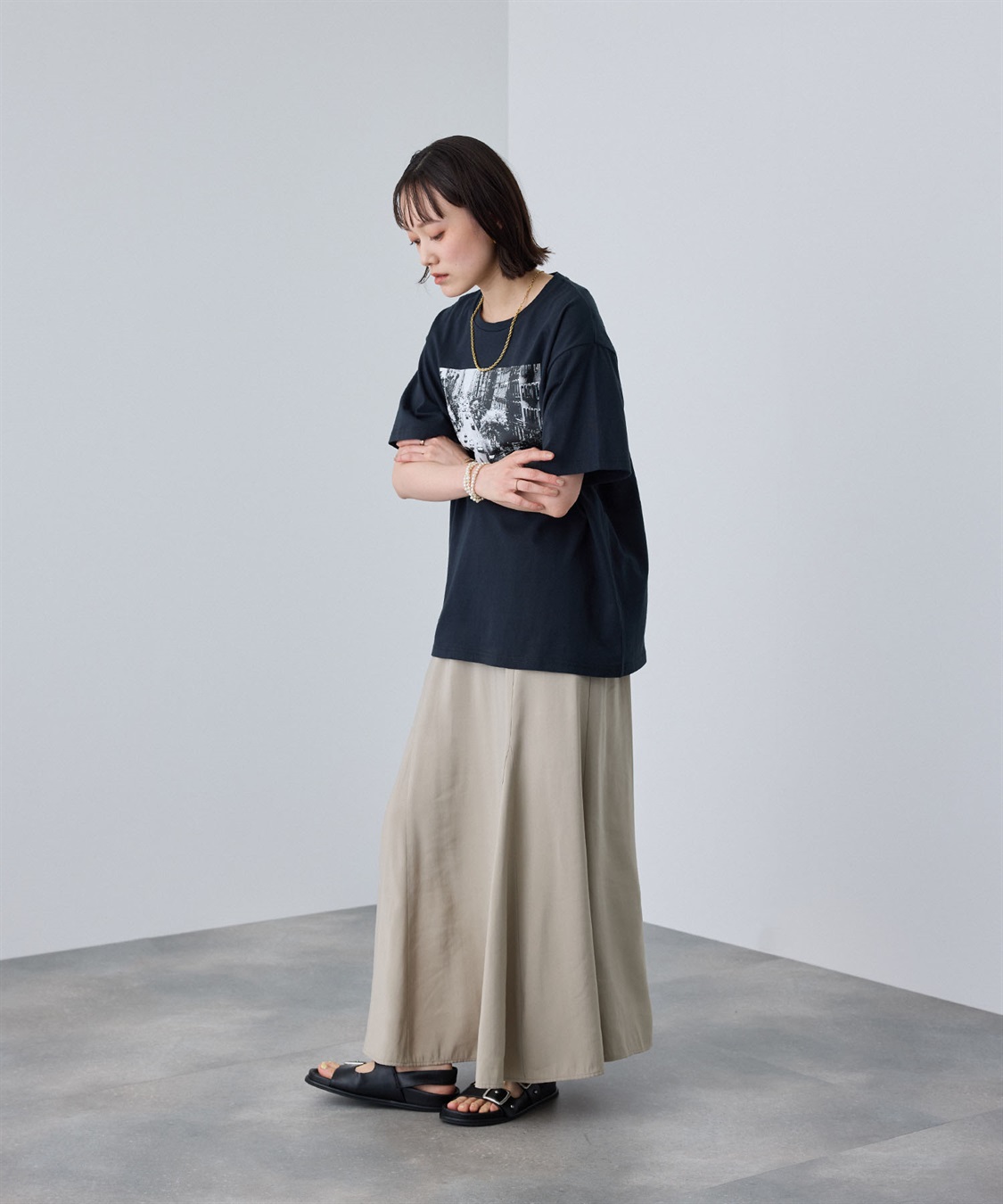 CROSS FUNCTION 《UV・接触冷感》エブ楽 BrooklynフォトプリントTシャツ_sub_10