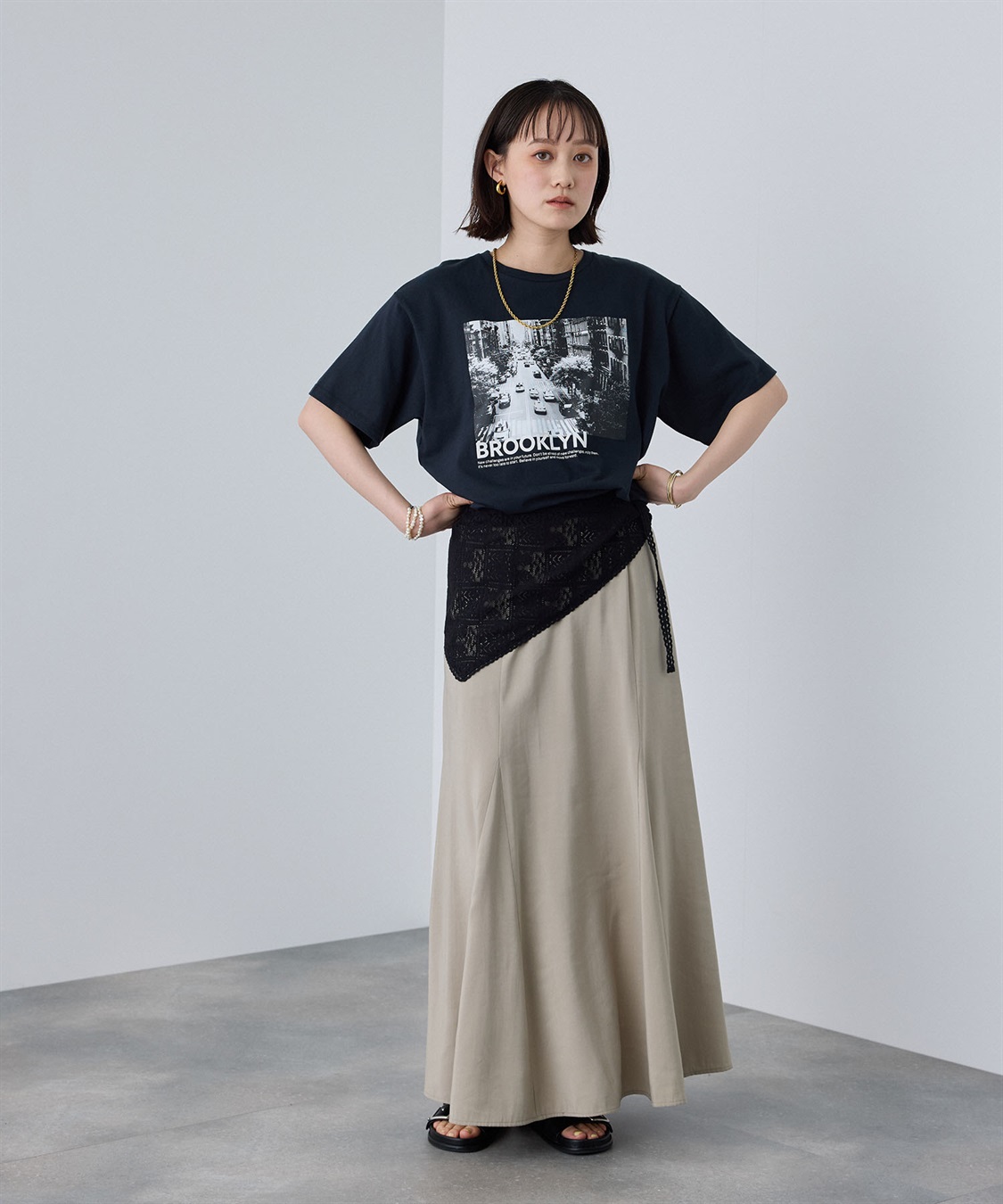 CROSS FUNCTION 《UV・接触冷感》エブ楽 BrooklynフォトプリントTシャツ_sub_12