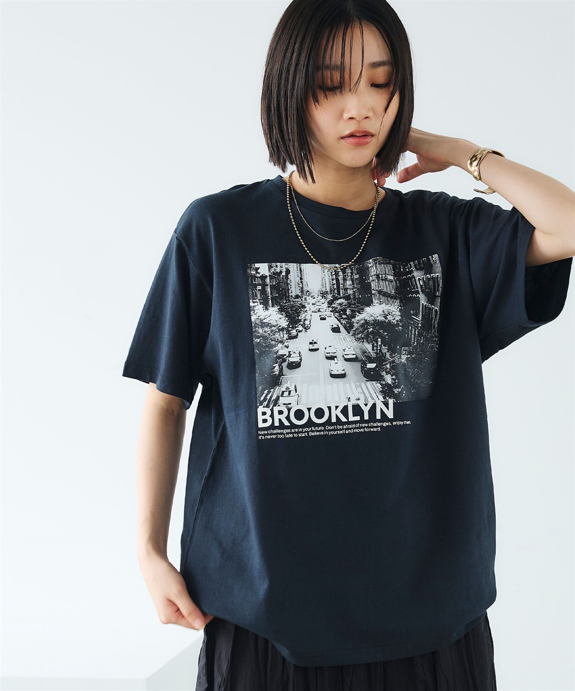 CROSS FUNCTION 《UV・接触冷感》エブ楽 BrooklynフォトプリントTシャツ_sub_15