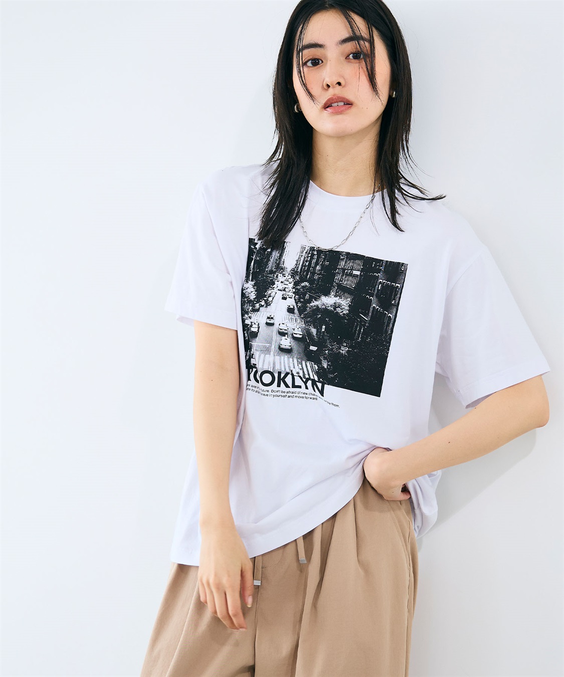 CROSS FUNCTION 《UV・接触冷感》エブ楽 BrooklynフォトプリントTシャツ_sub_21