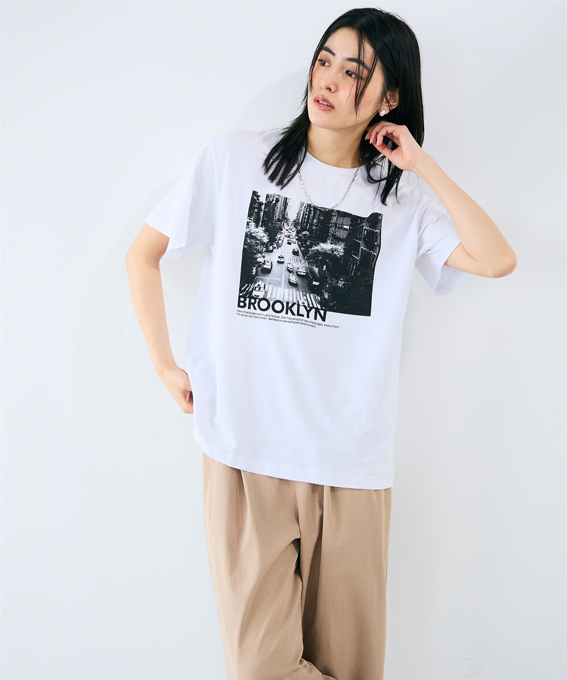 CROSS FUNCTION 《UV・接触冷感》エブ楽 BrooklynフォトプリントTシャツ_sub_22