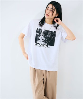 CROSS FUNCTION 《UV・接触冷感》エブ楽 BrooklynフォトプリントTシャツ_subthumb_22