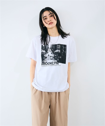 CROSS FUNCTION 《UV・接触冷感》エブ楽 BrooklynフォトプリントTシャツ_subthumb_23