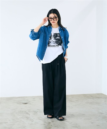 CROSS FUNCTION 《UV・接触冷感》エブ楽 BrooklynフォトプリントTシャツ_subthumb_25