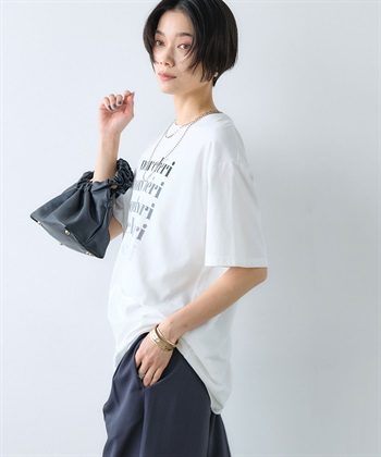 CROSS FUNCTION 《UV・接触冷感》エブ楽 ロゴプリントTシャツ_subthumb_3