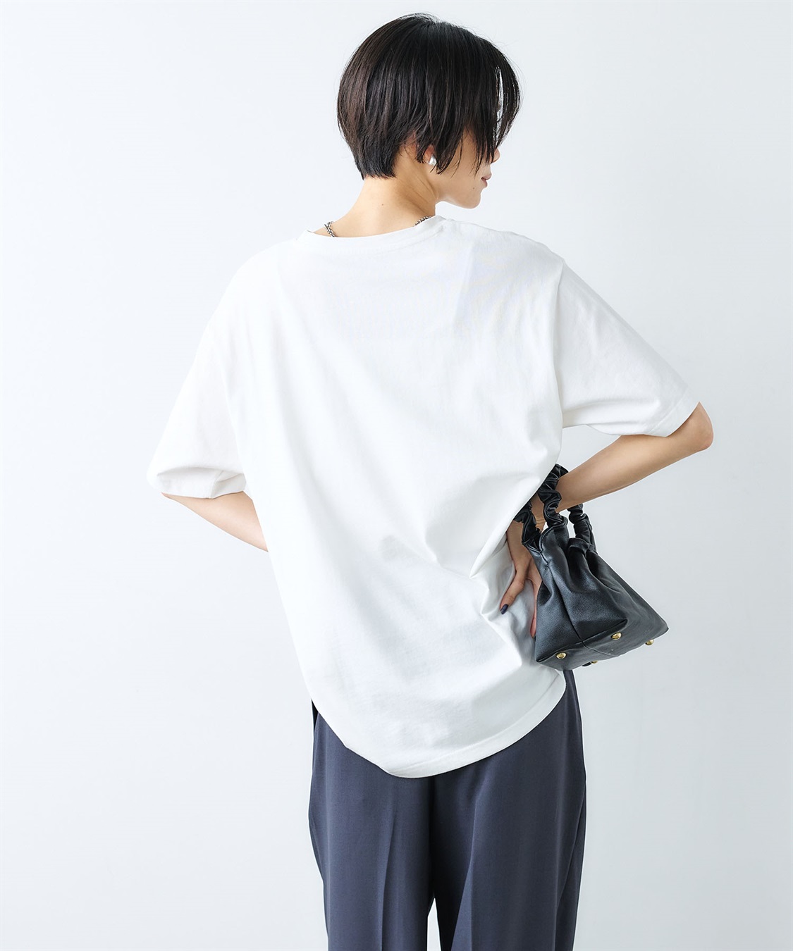 CROSS FUNCTION 《UV・接触冷感》エブ楽 ロゴプリントTシャツ_sub_5