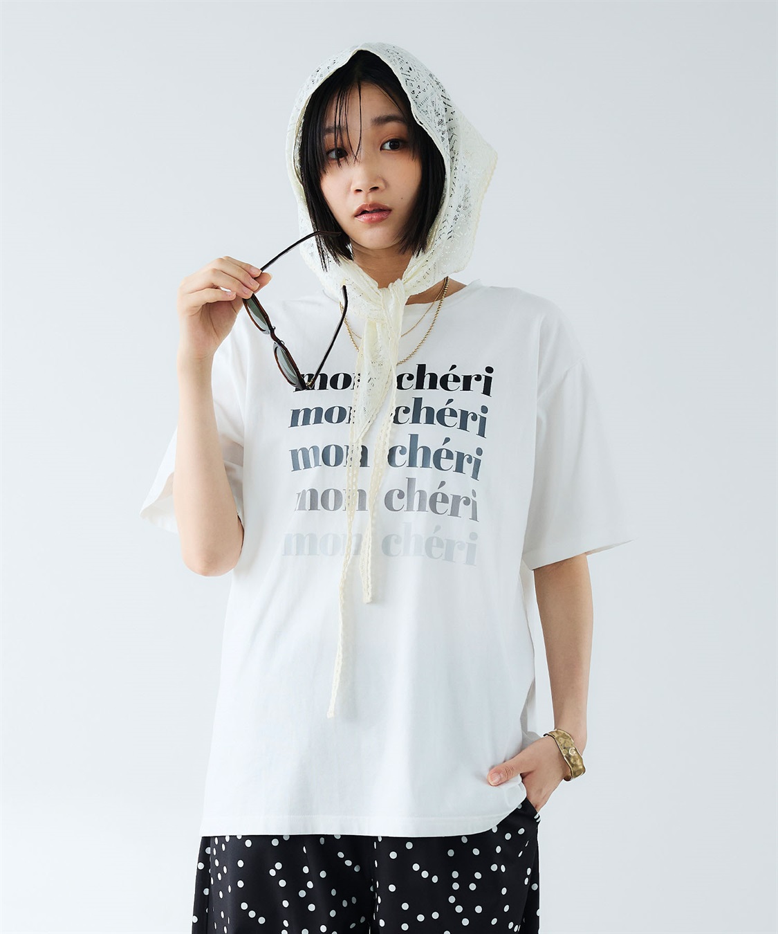 CROSS FUNCTION 《UV・接触冷感》エブ楽 ロゴプリントTシャツ_sub_9