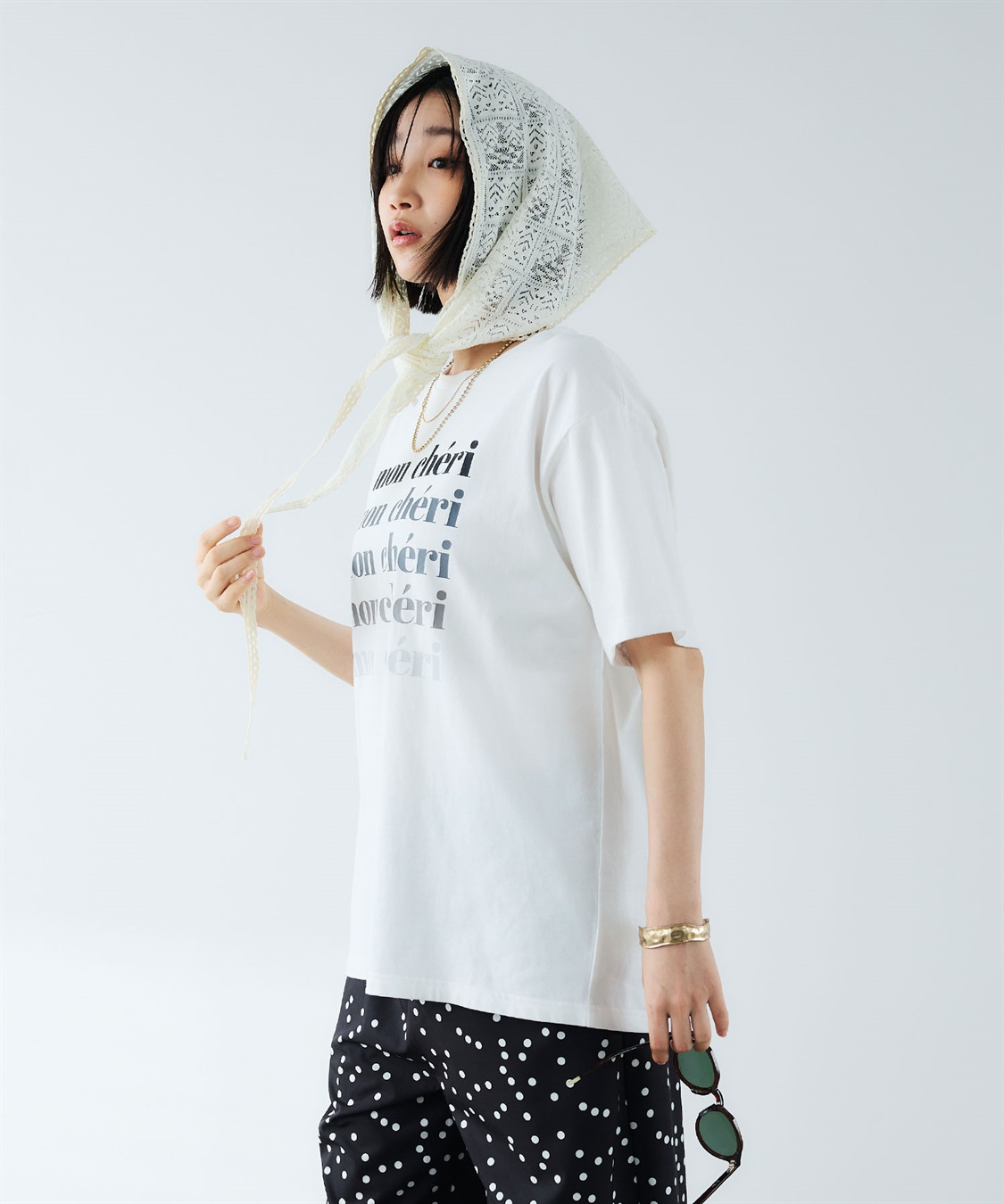 CROSS FUNCTION 《UV・接触冷感》エブ楽 ロゴプリントTシャツ_sub_10