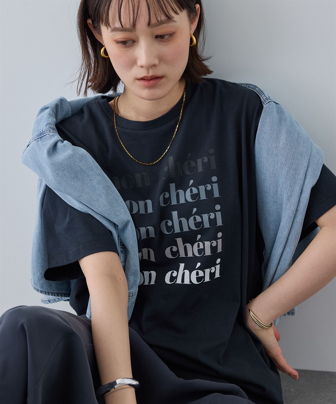 CROSS FUNCTION 《UV・接触冷感》エブ楽 ロゴプリントTシャツ_sub_16