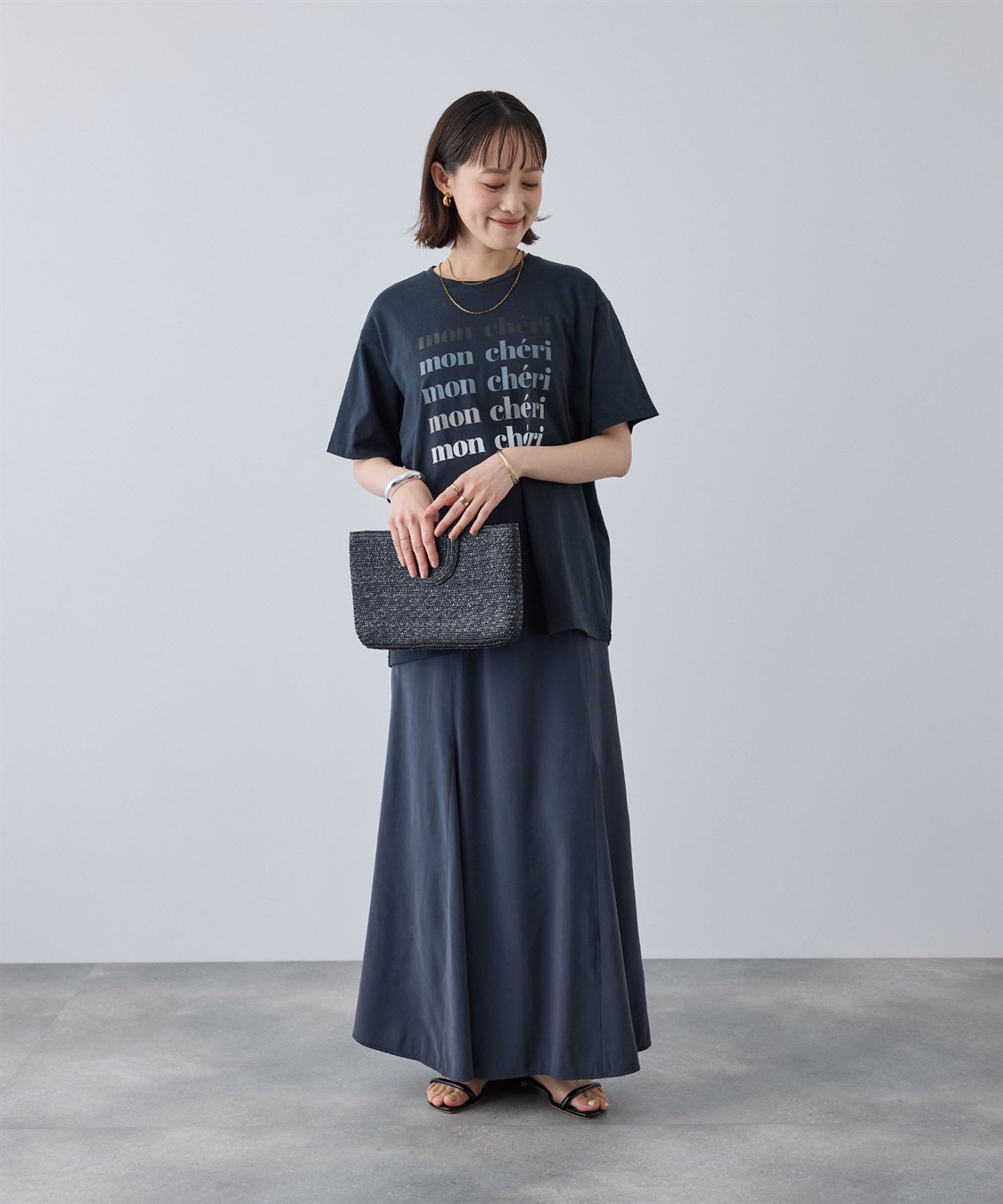CROSS FUNCTION 《UV・接触冷感》エブ楽 ロゴプリントTシャツ_sub_17