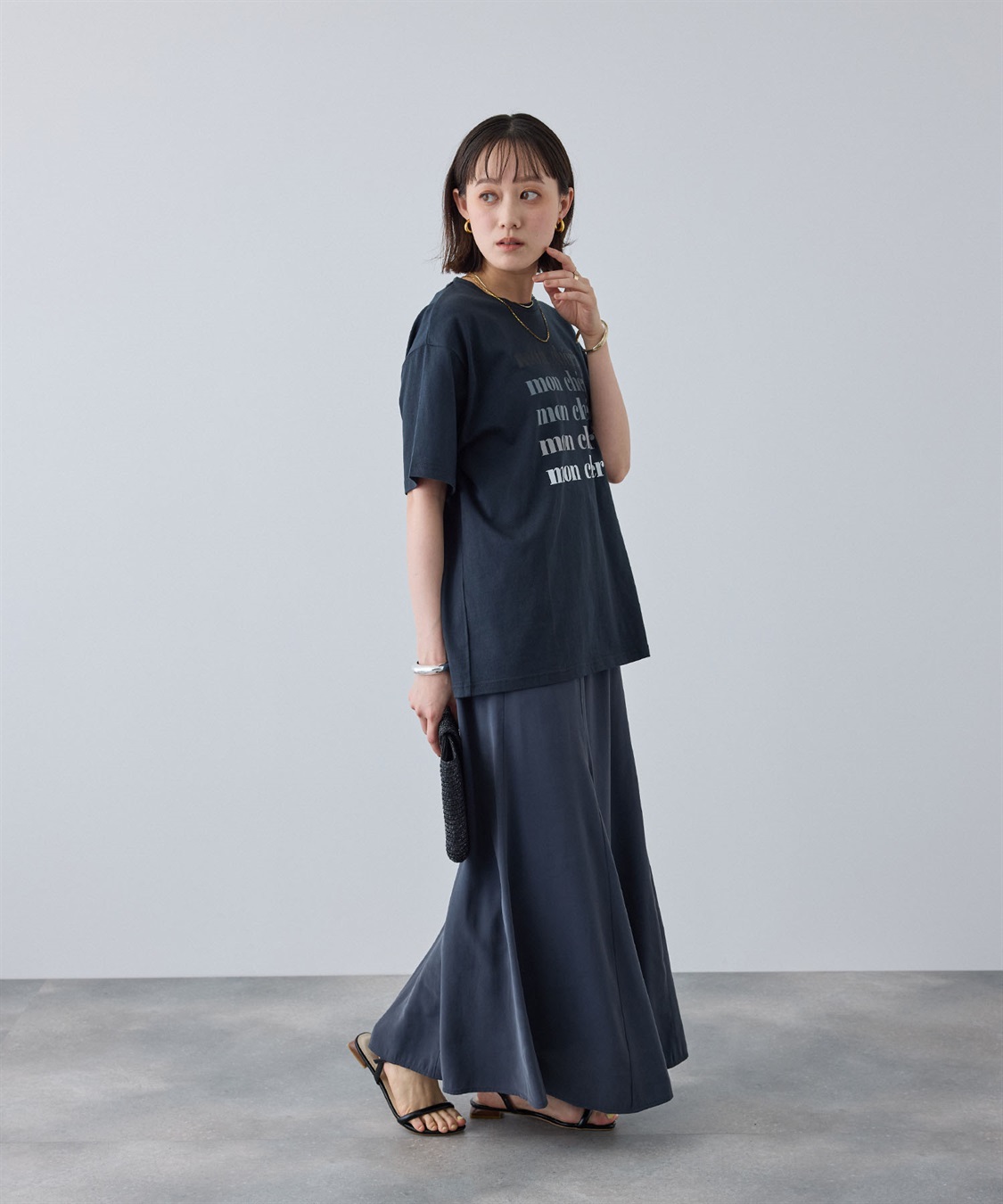 CROSS FUNCTION 《UV・接触冷感》エブ楽 ロゴプリントTシャツ_sub_18