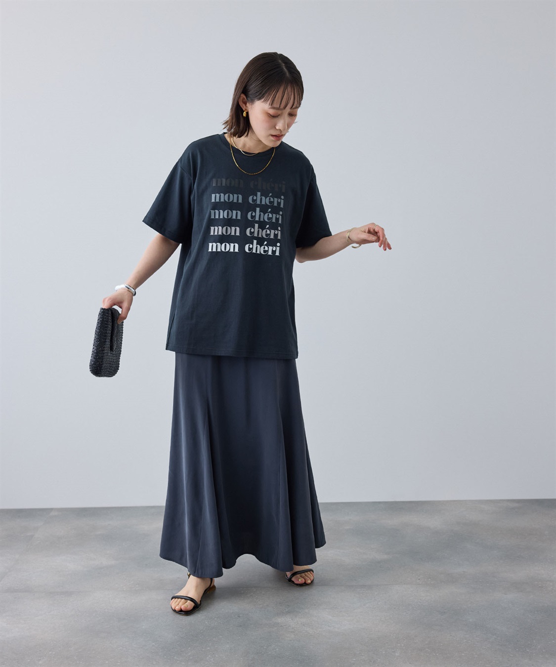 CROSS FUNCTION 《UV・接触冷感》エブ楽 ロゴプリントTシャツ_sub_20