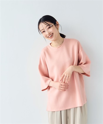 CROSS FUNCTION 《UV/接触冷感》エブ楽 なめらかダンボール ビッグシルエットTシャツ_subthumb_23