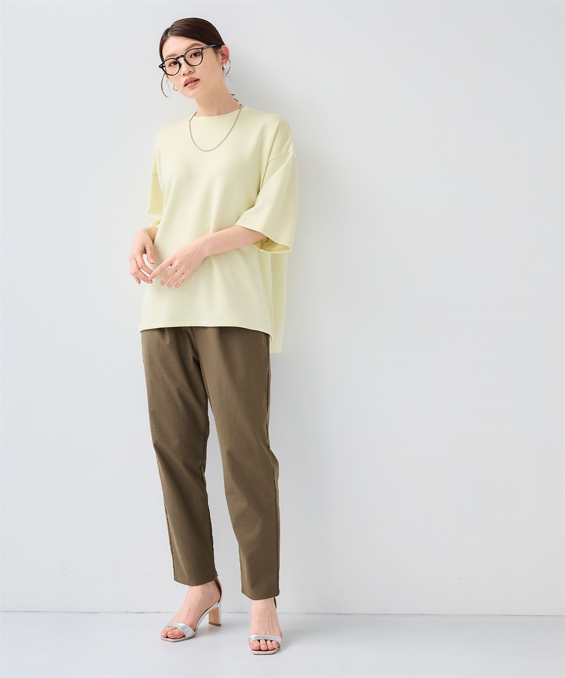 CROSS FUNCTION 《UV/接触冷感》エブ楽 なめらかダンボール ビッグシルエットTシャツ_sub_26