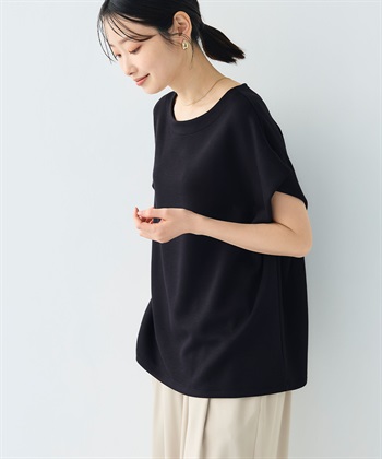 CROSS FUNCTION 《UV/接触冷感》エブ楽 なめらかダンボール フレンチスリーブドルマンTシャツ_subthumb_13