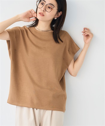 CROSS FUNCTION 《UV/接触冷感》エブ楽 なめらかダンボール フレンチスリーブドルマンTシャツ_subthumb_15