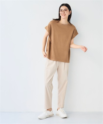 CROSS FUNCTION 《UV/接触冷感》エブ楽 なめらかダンボール フレンチスリーブドルマンTシャツ_subthumb_18