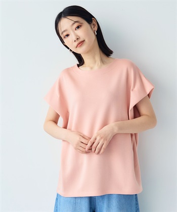 CROSS FUNCTION 《UV/接触冷感》エブ楽 なめらかダンボール フレンチスリーブドルマンTシャツ_subthumb_21