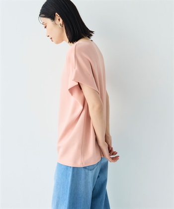 CROSS FUNCTION 《UV/接触冷感》エブ楽 なめらかダンボール フレンチスリーブドルマンTシャツ_subthumb_22