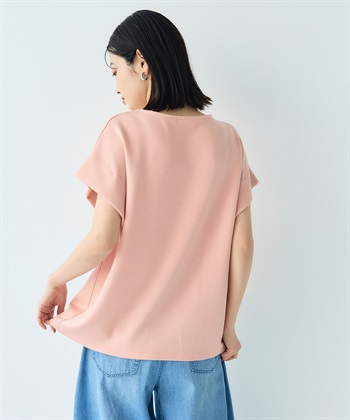 CROSS FUNCTION 《UV/接触冷感》エブ楽 なめらかダンボール フレンチスリーブドルマンTシャツ_subthumb_23