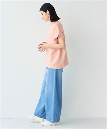CROSS FUNCTION 《UV/接触冷感》エブ楽 なめらかダンボール フレンチスリーブドルマンTシャツ_subthumb_26