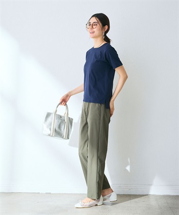 CROSS FUNCTION 《汗染み防止》裾スリットベーシックTシャツ_subthumb_21