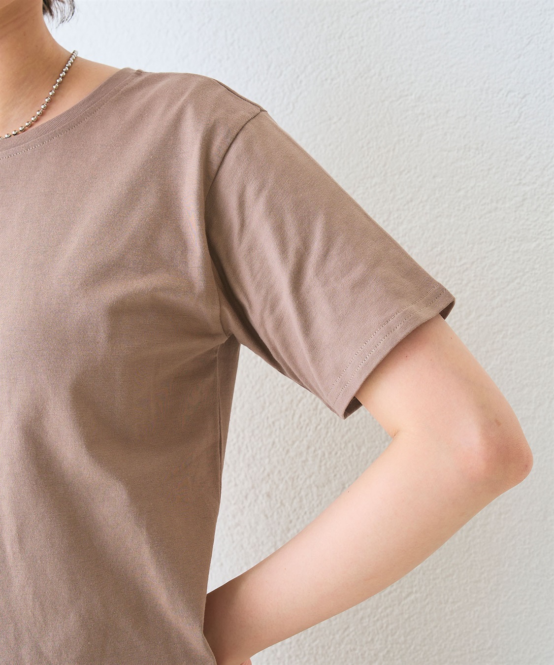 CROSS FUNCTION 《汗染み防止》裾スリットベーシックTシャツ_sub_26