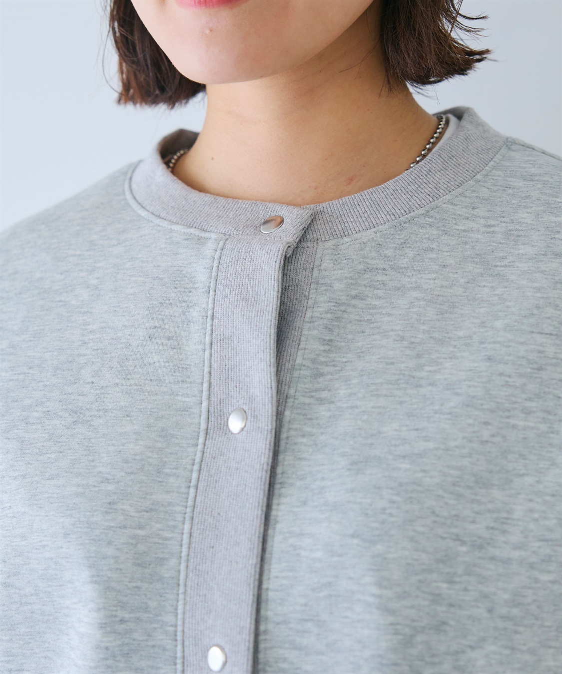 CROSS FUNCTION 《UV》ドットボタンスウェットカーディガン_sub_24