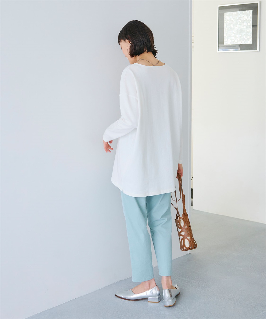CROSS FUNCTION 《よれにくい》オーバーサイズコットンロングスリーブTシャツ_sub_27