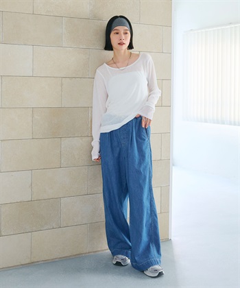 CROSS FUNCTION 《接触冷感》エブ楽 シアーリブロングTシャツ_subthumb_12