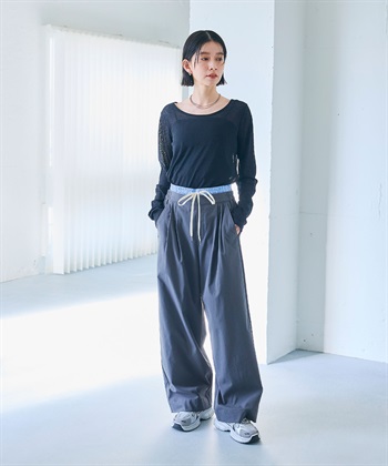 CROSS FUNCTION 《接触冷感》エブ楽 シアーリブロングTシャツ_subthumb_19