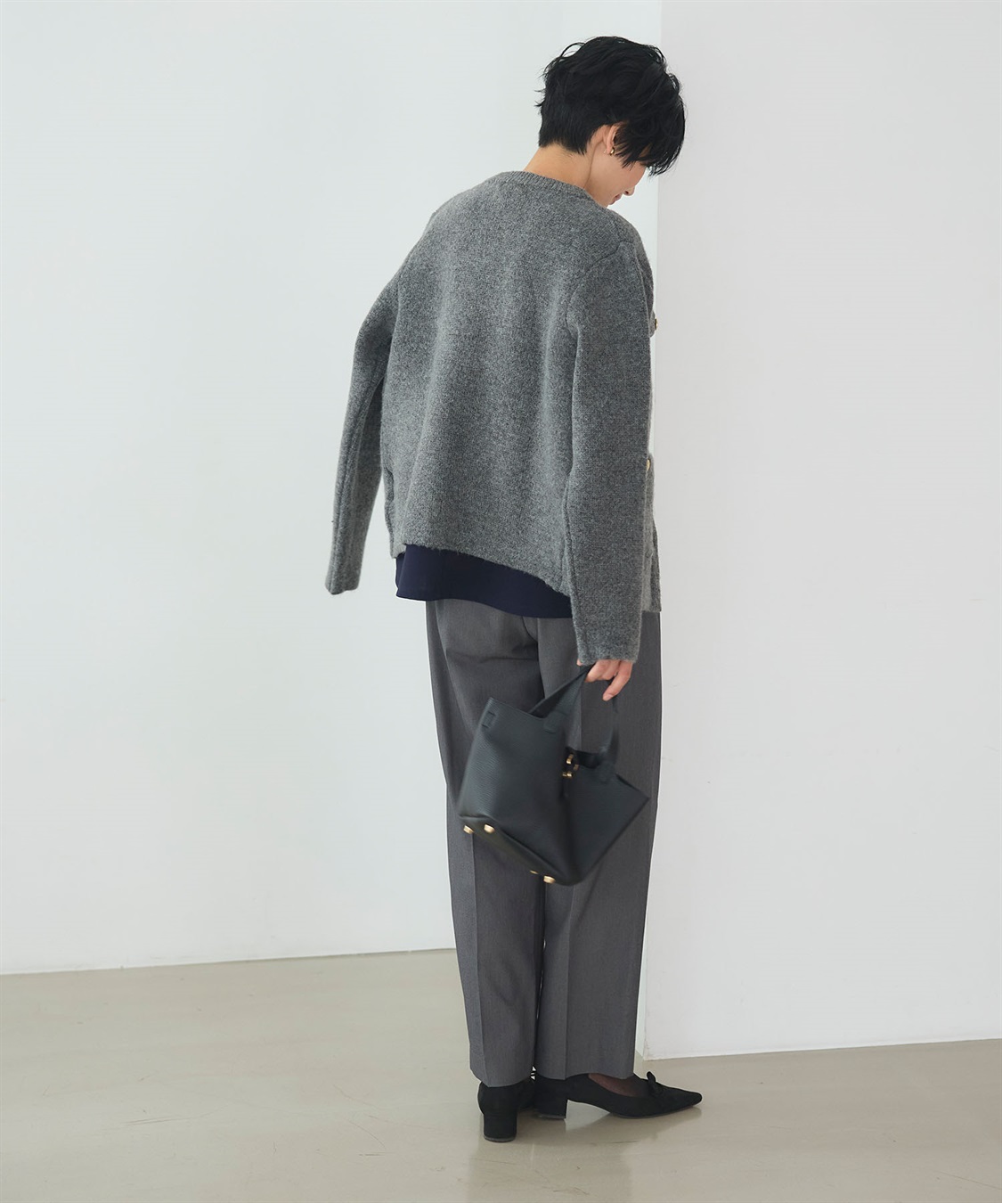 CROSS FUNCTION 《抗菌防臭》サマ美え 金釦ニットジャケット_sub_22