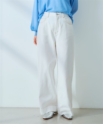 CROSS FUNCTION 《撥水》FRESH DENIM デニムワイドバギーパンツ_subthumb_2