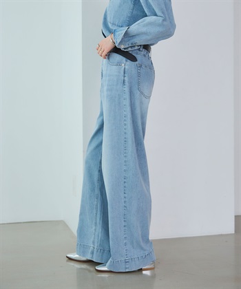CROSS FUNCTION 《撥水》FRESH DENIM デニムワイドバギーパンツ_subthumb_9