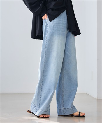 CROSS FUNCTION 《撥水》FRESH DENIM デニムワイドバギーパンツ_subthumb_11