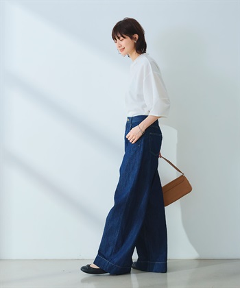 CROSS FUNCTION 《撥水》FRESH DENIM デニムワイドバギーパンツ_subthumb_13