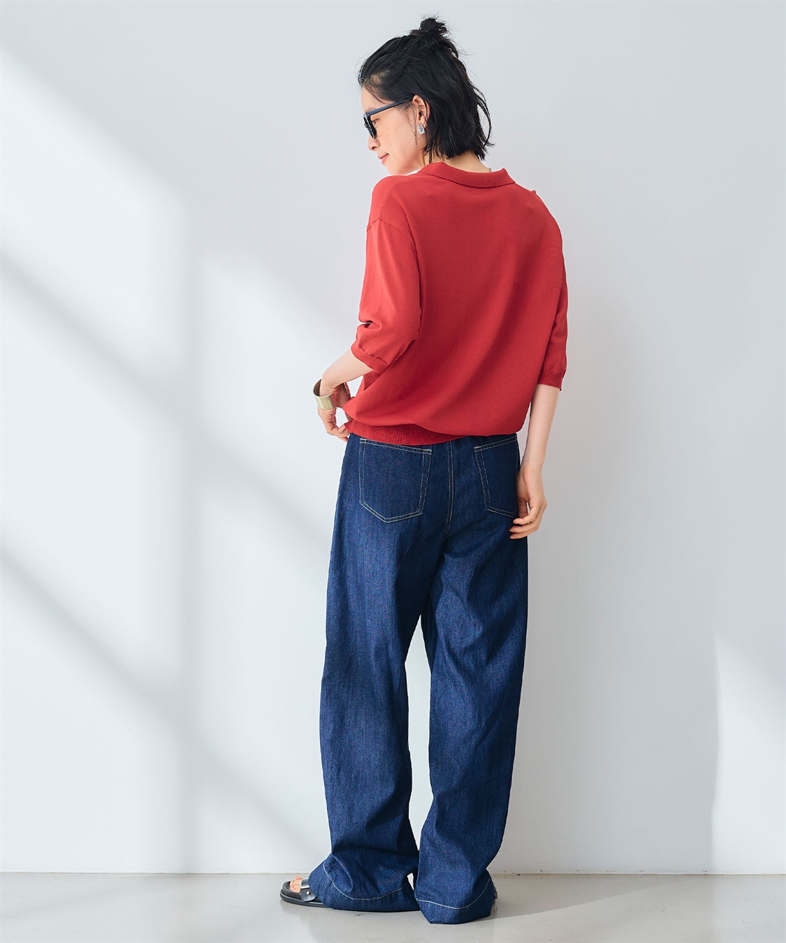CROSS FUNCTION 《撥水》FRESH DENIM デニムワイドバギーパンツ_sub_18