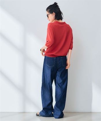 CROSS FUNCTION 《撥水》FRESH DENIM デニムワイドバギーパンツ_subthumb_18