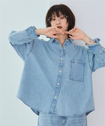 CROSS FUNCTION 《撥水》FRESH DENIM デニムシャツ_subthumb_3