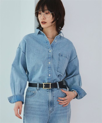 CROSS FUNCTION 《撥水》FRESH DENIM デニムシャツ_subthumb_5